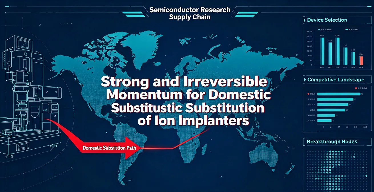 The Momentum of Domestic Substitution for Ion Implanters Is Strong and Irreversible: QYResearch Helps Clients Calculate the Global Competitive Landscape and Substitution Pace Down to the Quarterly Level
